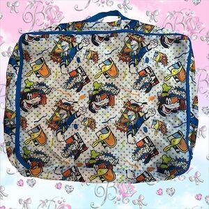 Disney parks Hong Kong bag Donald Duck blue white multicolor lightweight duffle